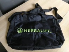 Herbalife Tragetasche schwarz mit Henkel und Tragegurt, Innenfach