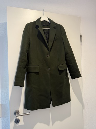 Zara mantel dunkelgrün - zara,