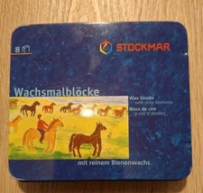 Stockmar Wachsmalblöcke 8 Farben, sehr guter Zustand 