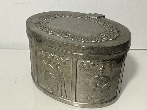 Zinn deckel dose alt höhe - deckel,