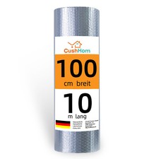 Isolierfolie Dämmfolie 10m x 1m Einzelne Blase Thermofolie Heizkörper Alu