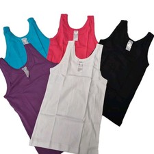 Petite Fleur Damen Unterhemden Top 5 Stück Gr. 40 bis 60 (2 745) Übergröße NEU