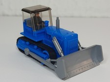 Wiking H0 1:87 Planier-Raupe mit  Kabinendach und Fahrer in Blau