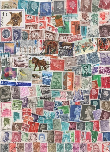 160 verschiedene briefmarken - verschiedene,