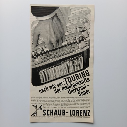 1965 schaub lorenz - schaub, touring