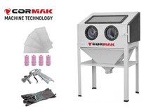 CORMAK Sandstrahler 220L SIDE Sandstrahlkabine