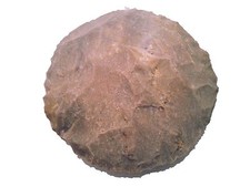 Runder Faustkeil Scraper