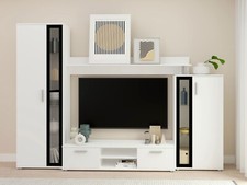 Wohnwand Conti Mediawand Anbauwand Wohnzimmer-Set Wohnzimmer Kollektion M24