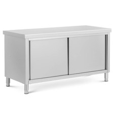 Edelstahl-Arbeitsschrank mit