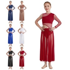 DE Mädchen Eiskunstlauf Kleid