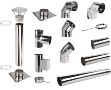 Edelstahl Schornstein