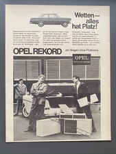 Opel Rekord Wetten - alles hat