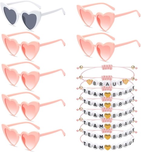 Sonnenbrille herz set stück - 7,