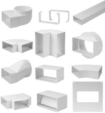 Flachkanal Lüftungssysteme 110 x 55 mm=100mm Dunstabzug  Abluft Zuluft