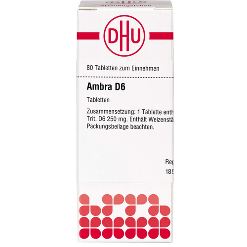 Ambra tabletten 80st pzn - 6,