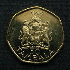 B5) Malawi 50 Tambala 1996 +++  MAGNETISCH +++