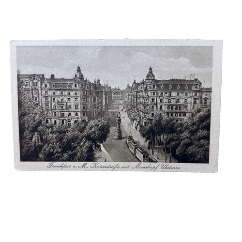 Postkarte frankfurt main - postkarte,