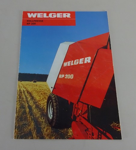 Prospekt broschüre welger - broschüre,