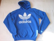 Sweat SHIRT Hoodie blau Langarm Pulli Kapuze Gr. XS 36 38