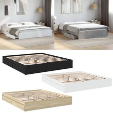 Bettgestell mit Schubladen Holzbett Lattenrahmen Lattenrost Hochbett Bettrahmen