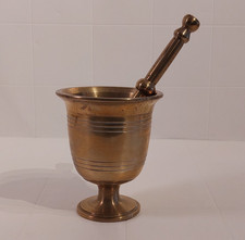 Großer Messing Mörser mit