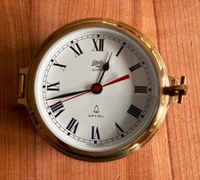 Schatz Midi Glasenuhr Schiffsuhr Messing