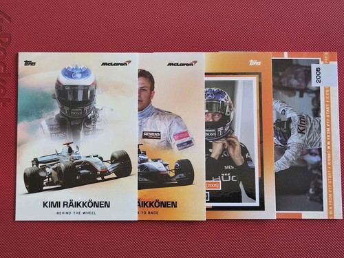 Kimi räikkönen topps - x4,