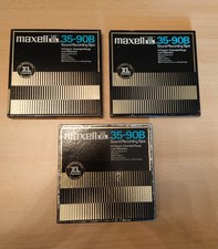 3 Maxell/TDK Tonbandspulen