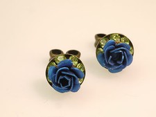 Rosa Templin Ohrstecker  Rosen