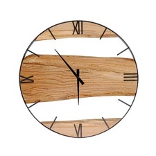 Wanduhr Holz Metall, Wanduhr