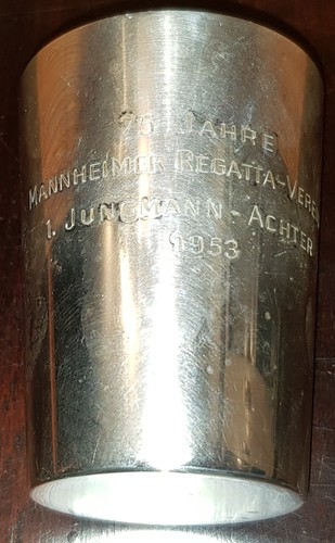 Versilberte ehrenpokal 75 - versilberte, "75