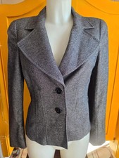 Elegante Jacke Wolle Tweed
