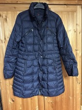 Daunenmantel dunkelblau von