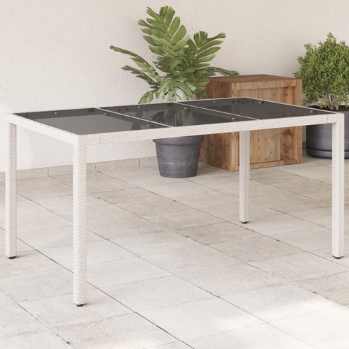 Gartentisch mit glasplatte - gartentisch,
