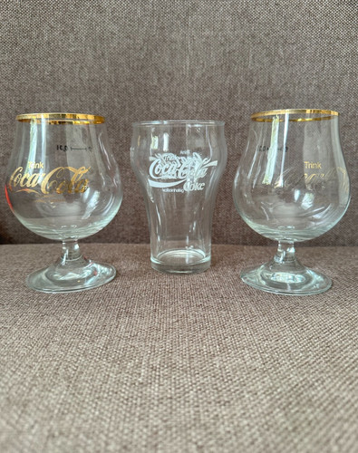 Coca cola glas 2x - cola, schwenker