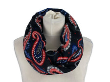 Schal Loop Tuch Damen Schwarz