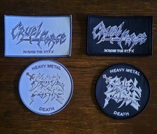 CRUEL FORCE Patch Set Lot Aufnäher # Heavy Speed Metal 