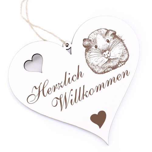 Herzlich willkommen schild - herzlich,