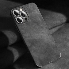 Alcantara Leder iPhone Handy