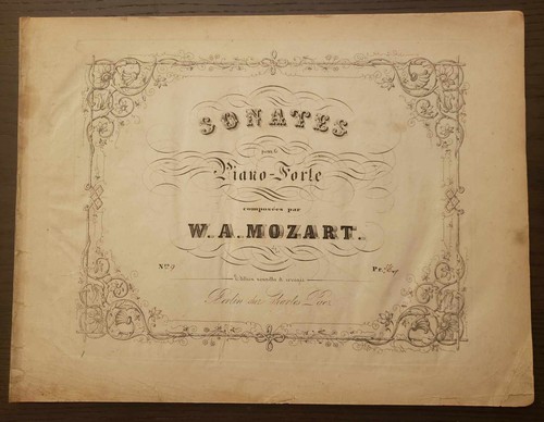 Mozart sonates pour - a.,