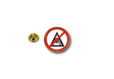 pin button pins anstecker Anstecknade motorrad no illuminati masonic freimaurer