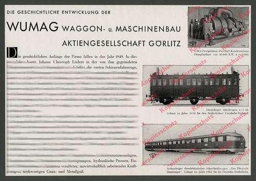 Orig reklame wumag görlitz - wumag,
