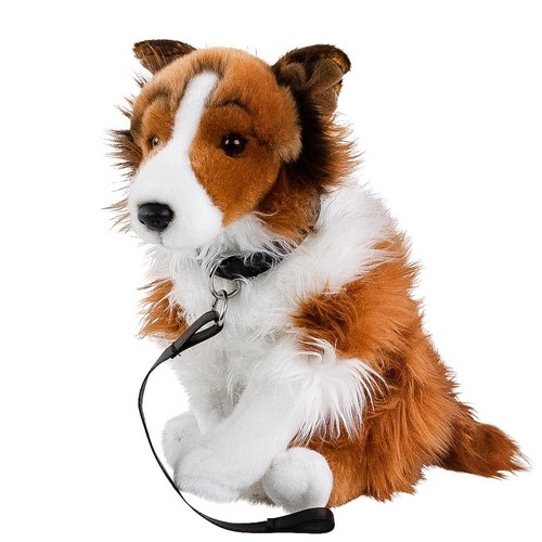 Kuscheltier hund langhaar - kuscheltier,