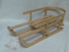 Puppen-Schlitten unlackiert 45cm kleiner Schlitten NEU