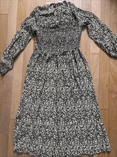 Maxikleid Gr. S Schwarz/gelb