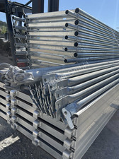 Günstig Alu Gerüst 80,95qm Fassadengerüst Durchstieg 2,57m Baugerüst NEU AH=4,5