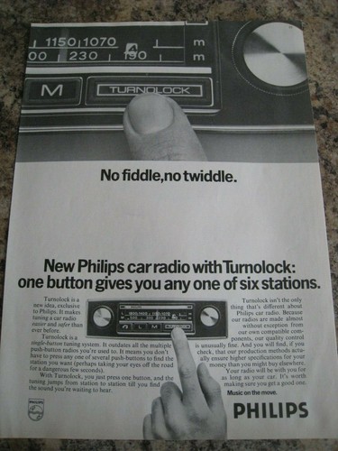 Philips autoradio turnolock - autoradio,