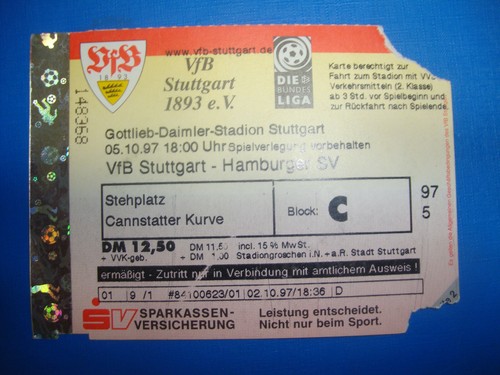 Ticket vfb stuttgart hsv - ticket,