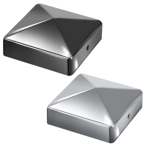 10x pfostenkappe end - pfostenkappe, metall