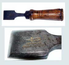 Antikes Stemmeisen Beitel Stechbeitel, Drechselbeitel 22cm Messerbreite 35mm gem